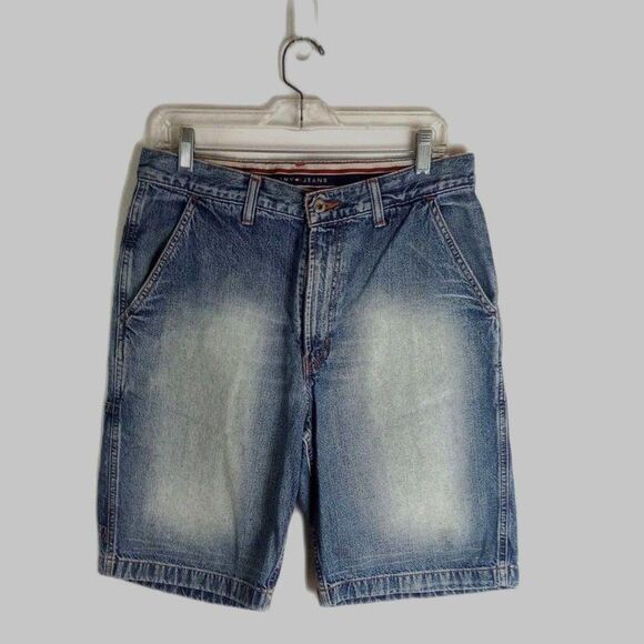Tommy-hilfiger Men's Blue Jean shorts - Picture 4 of 7